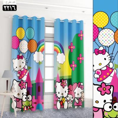 پرده تصویری طرح هالو کیتی