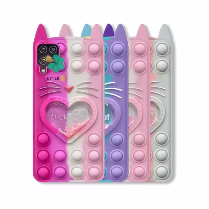 قاب فیجت گوشی سامسونگ Samsung M12 طرح Lucky Cat