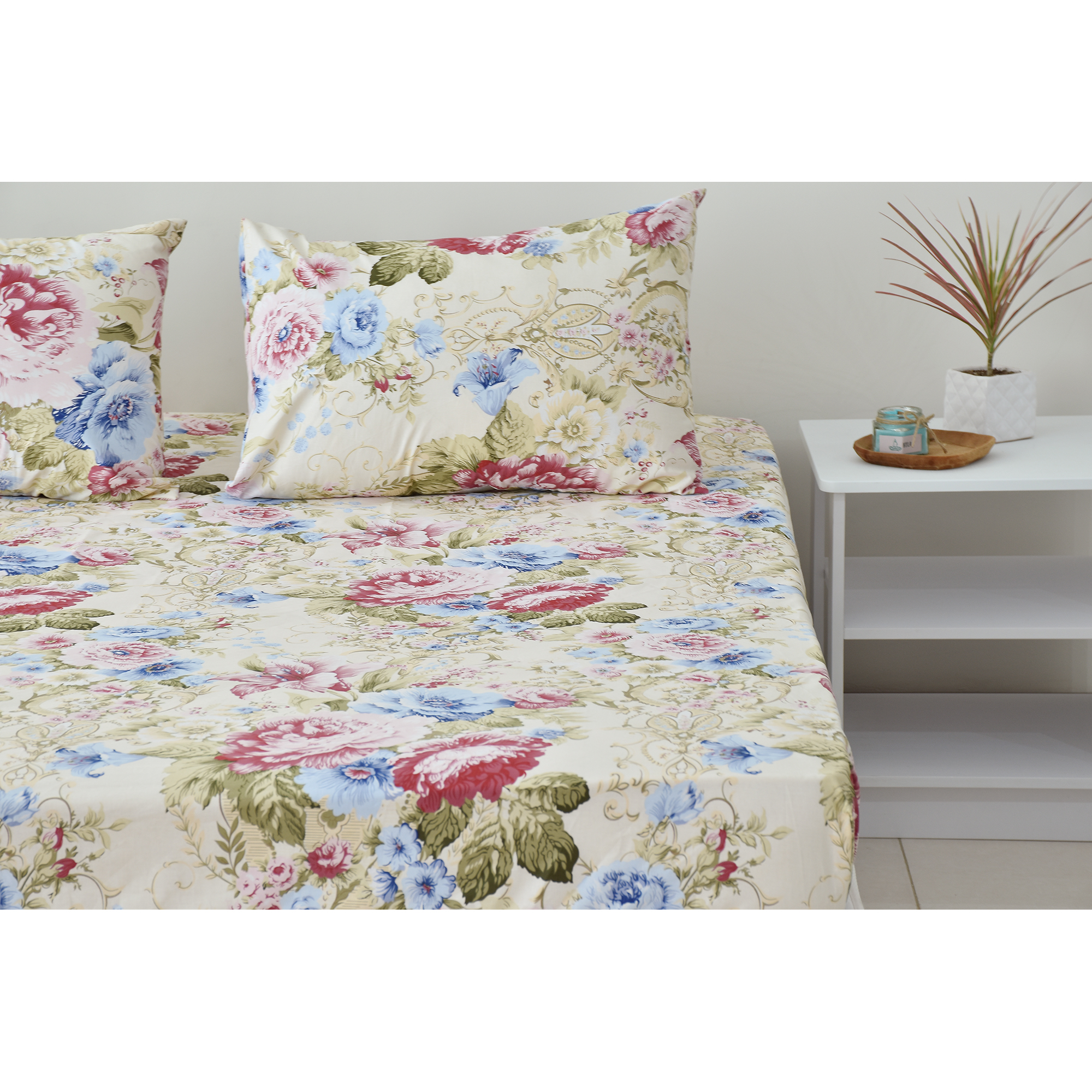 سرویس ملحفه بومرنگ مدل Goldan-180 دونفره 3 تکه