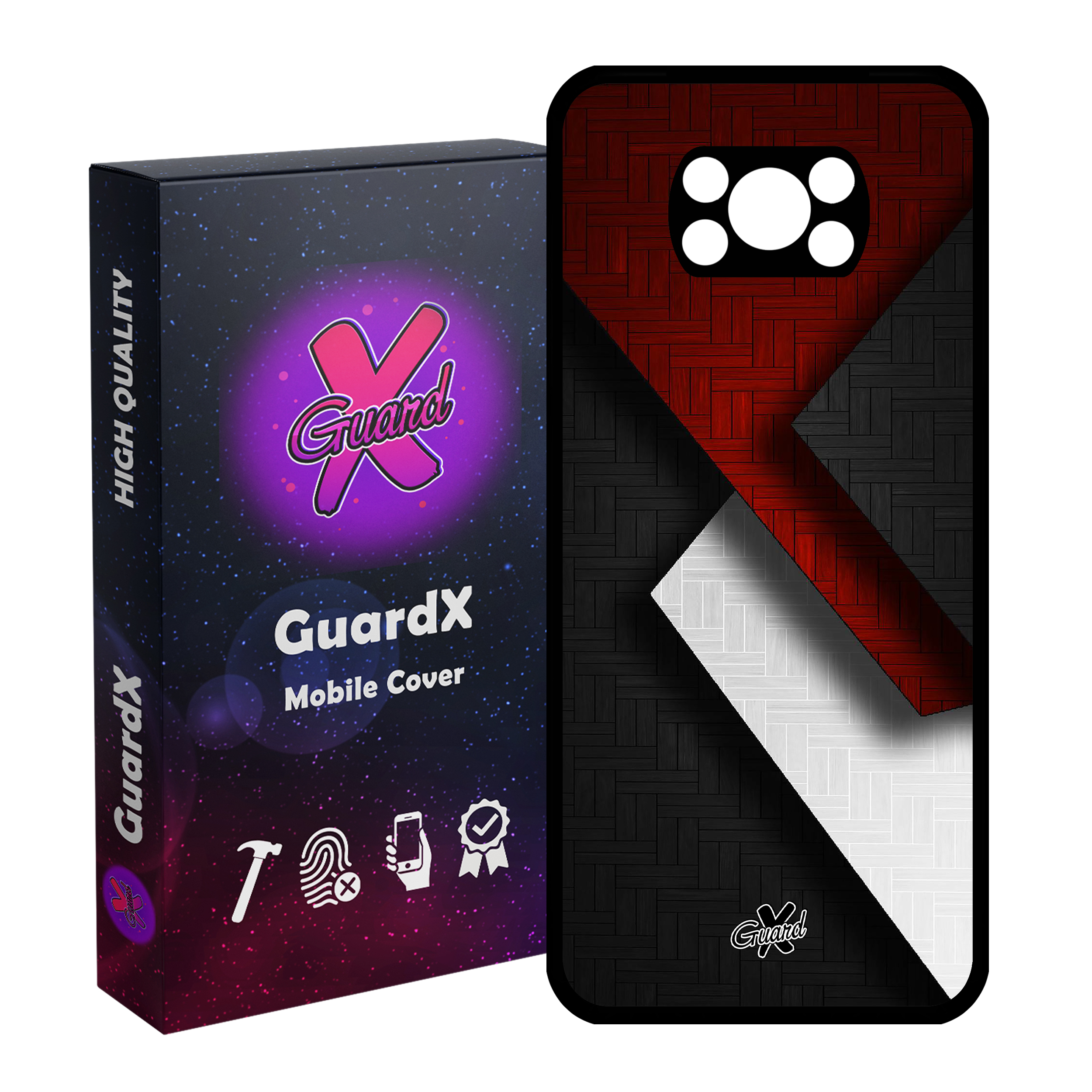 کاور گارد ایکس طرح Shape مدل Glass10174 مناسب برای گوشی موبایل شیائومی Poco X3 / Poco X3 NFC