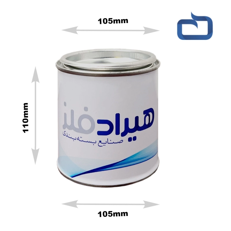 قوطی یک کیلویی سایز 105 حلقه دار