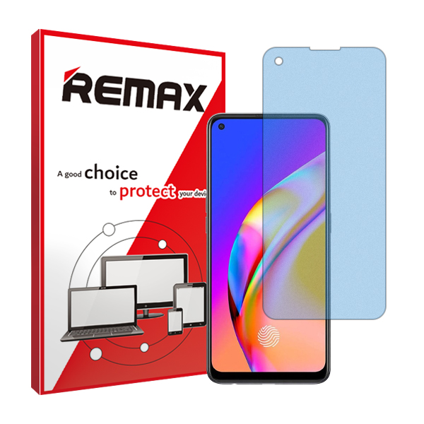 گلس اوپو F19 Pro Plus 5G مدل هیدروژلی مات آنتی بلو برند ریمکس کد S