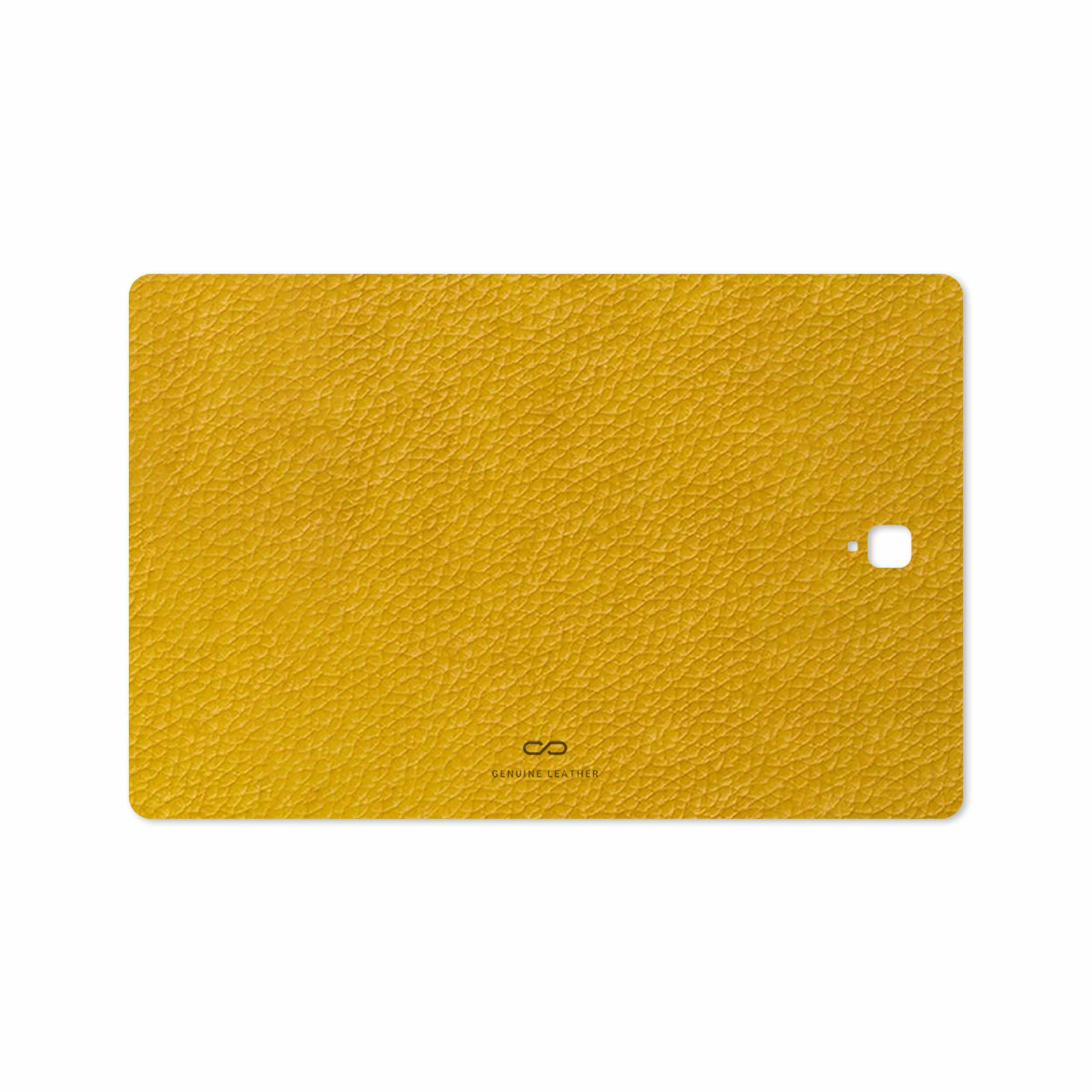 برچسب پوششی ماهوت مدل Mustard-Leather مناسب برای تبلت سامسونگ Galaxy Tab S4 10.5 2018 T835