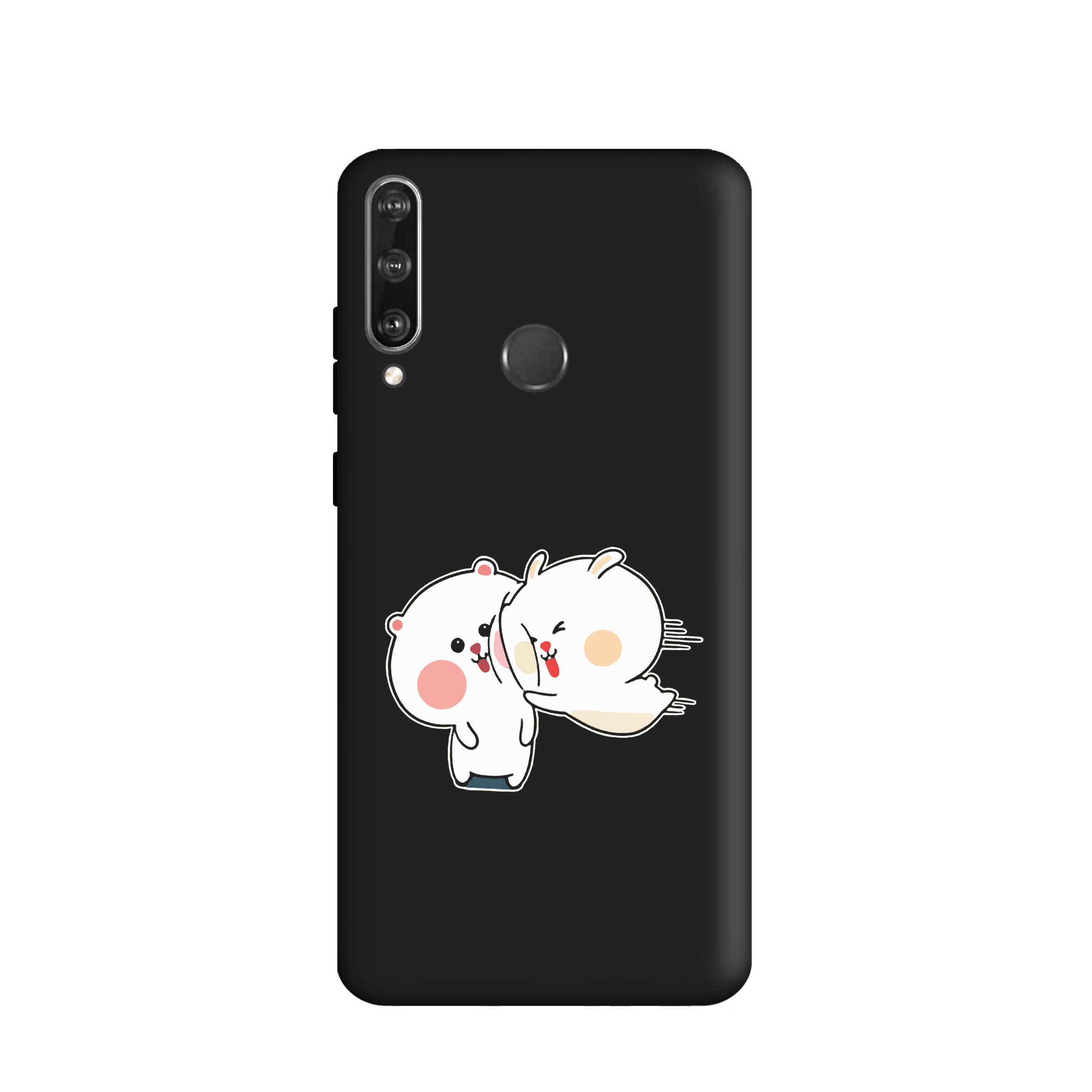 کاور طرح عاشقانه خرگوش کد u2566 مناسب برای گوشی موبایل  هوآوی Y6P 2020