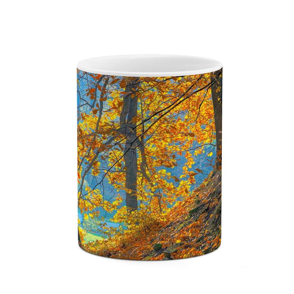 ماگ طرح درخت پاییزی مدل mgs11249