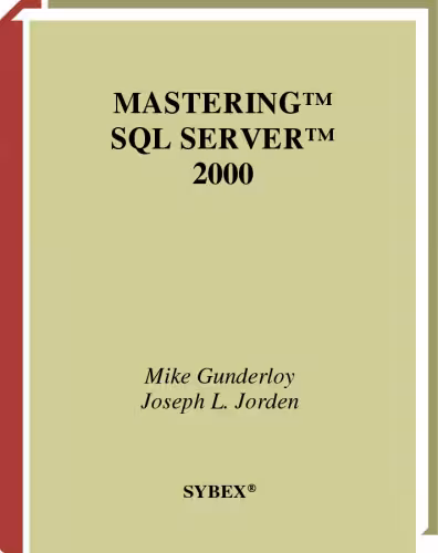 خرید و دانلود نسخه کامل کتاب Mastering SQLServer 2000