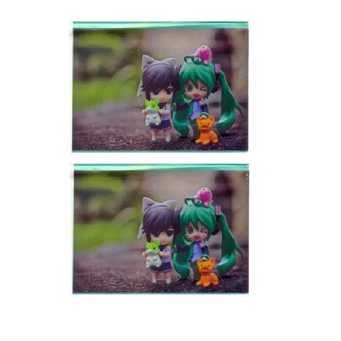 دستمال کاغذی جیبی 10 برگ مدل دو دختر