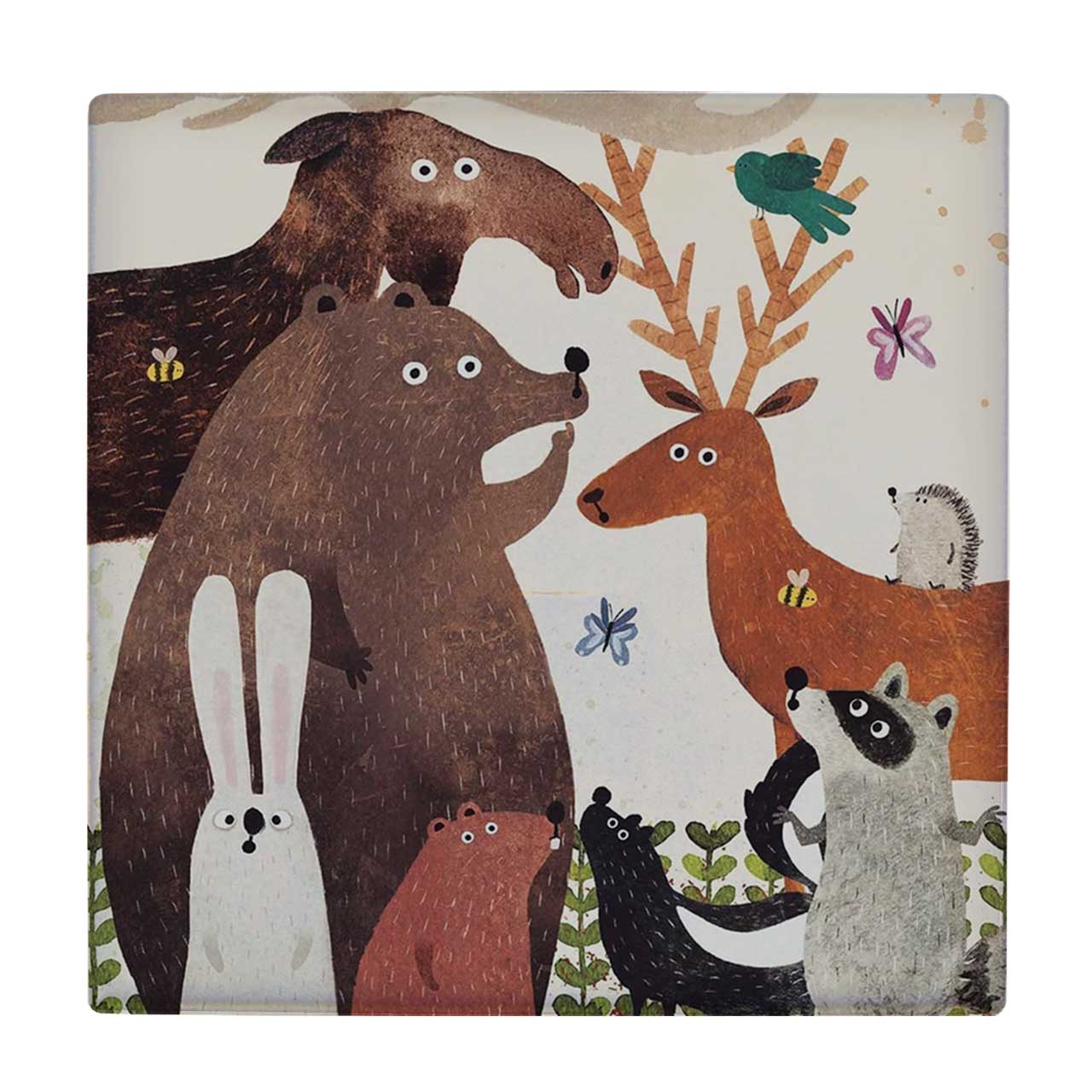 زیر لیوانی طرح حیوانات جنگل کد    3655411_1635