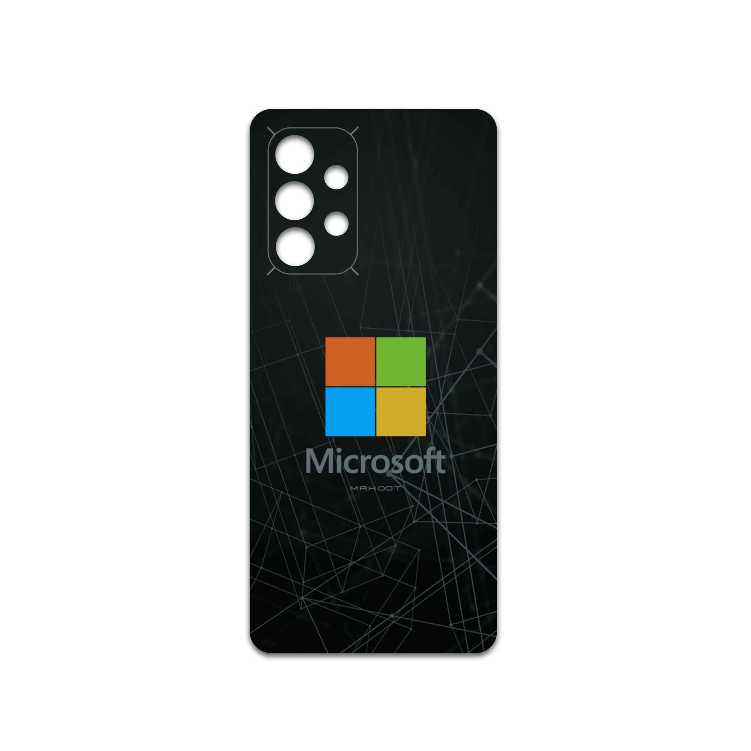 برچسب پوششی ماهوت مدل Microsoft-Logo مناسب برای گوشی موبایل سامسونگ Galaxy A53 5G