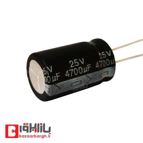 خازن الکترولیتی 4700 میکرو فاراد 25 ولت