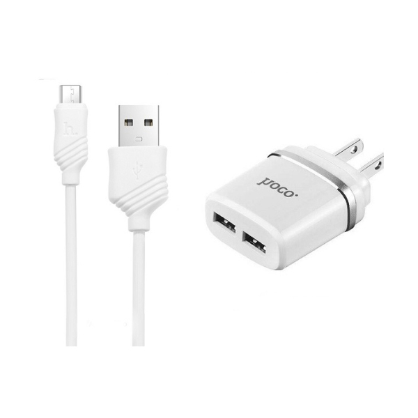 سری شارژر هوکو مدل C12 microUSB - فروشگاه اینترنتی طیف سنتر