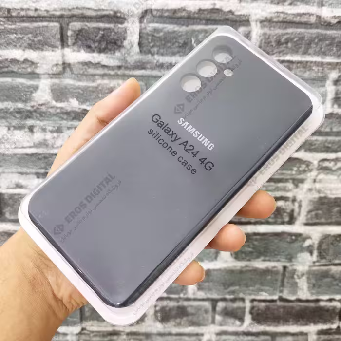 قاب سیلیکونی Samsung Galaxy A24 (سیلیکون اصل) - مشکی
