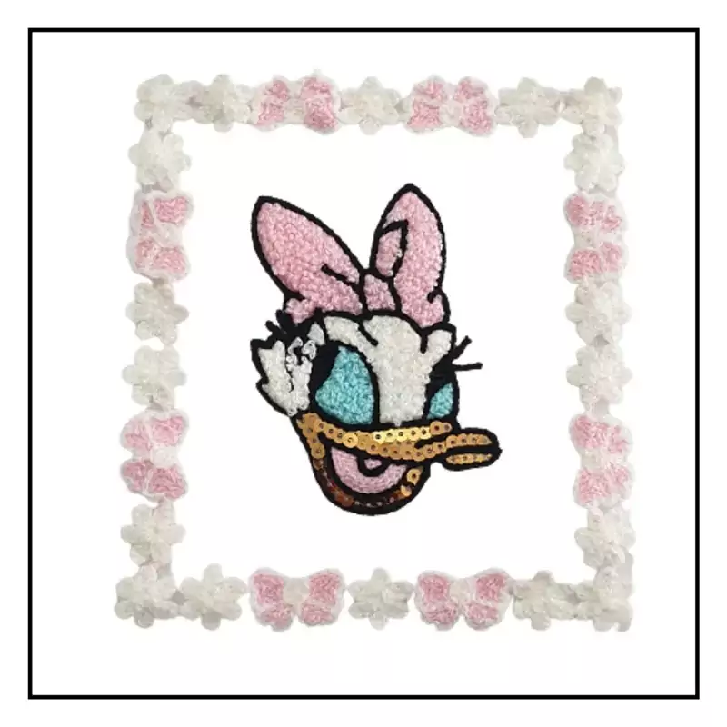 استیکر پارچه  و لباس مدل حرارتی طرح اردک دخترانه