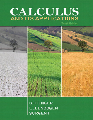 خرید و دانلود نسخه کامل کتاب Calculus and Its Applications, 10th Edition
