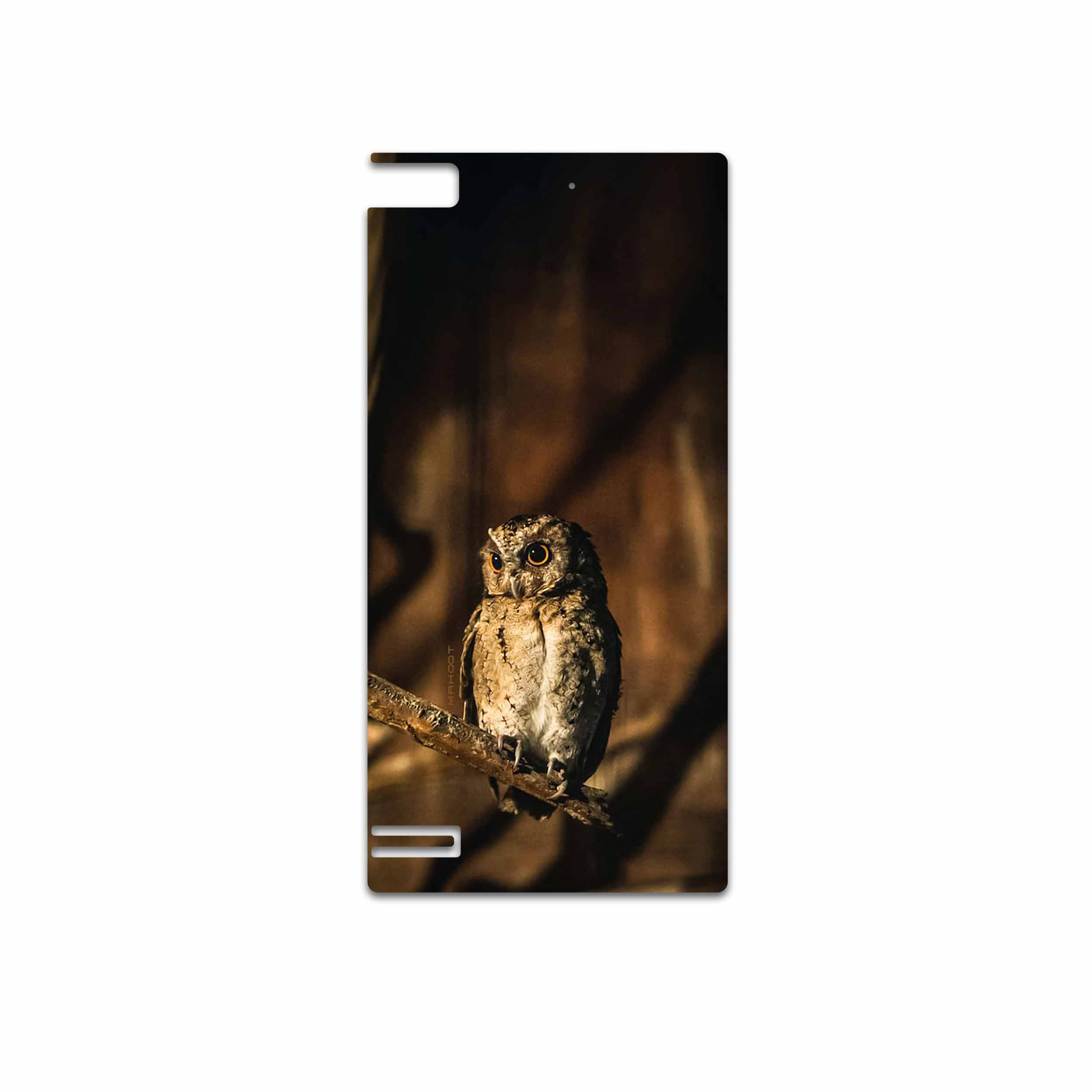 برچسب پوششی ماهوت مدل Owl مناسب برای گوشی موبایل بلک بری Z3