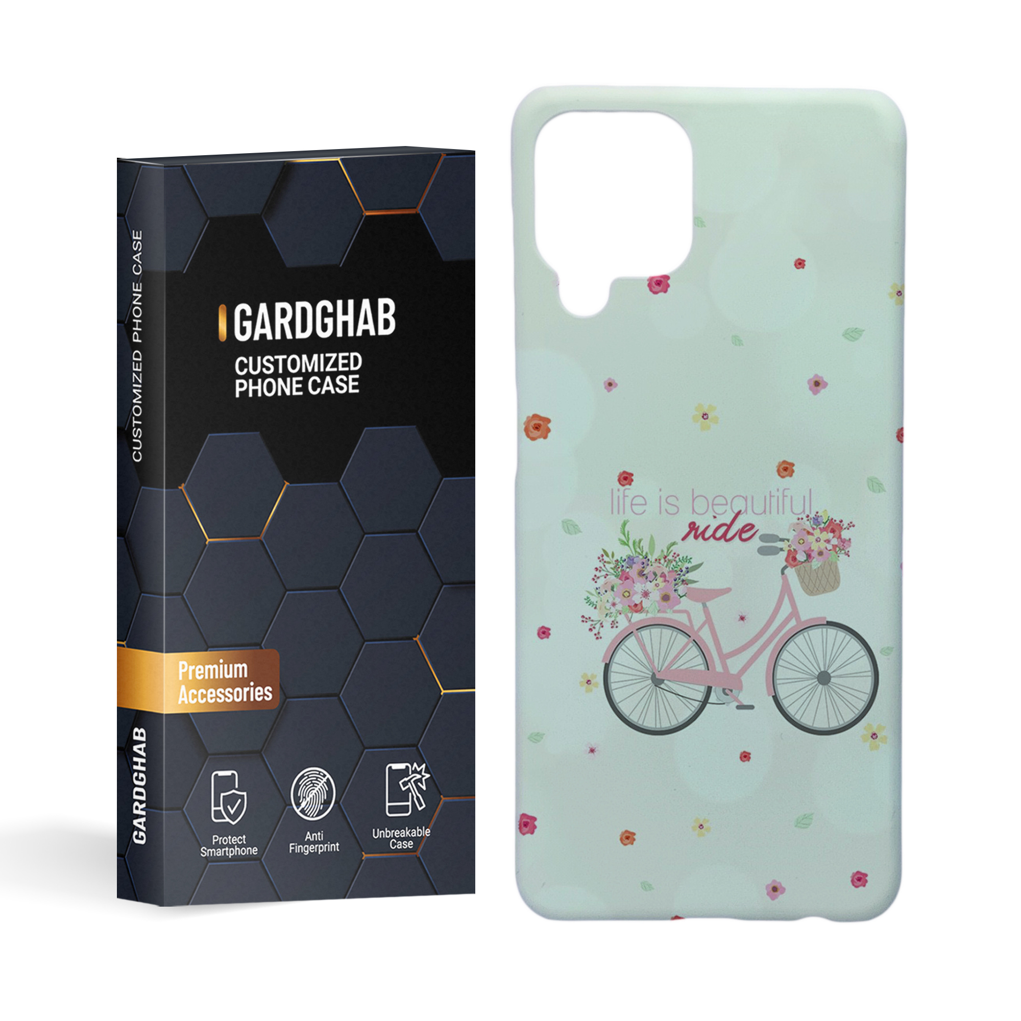     کاور گارد قاب مدل دخترانه مناسب برای گوشی موبایل سامسونگ galaxy a22 4g