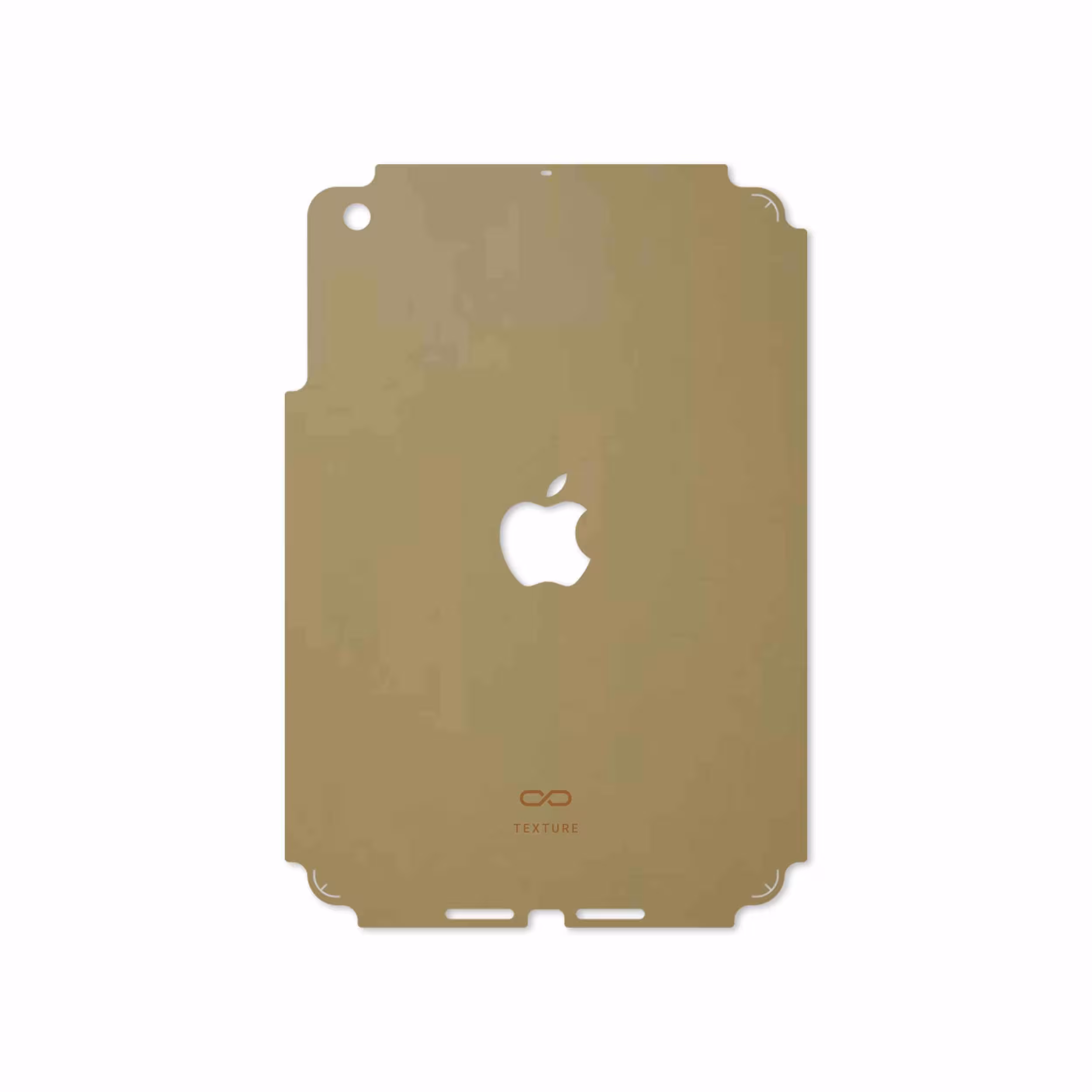 برچسب پوششی ماهوت مدل Matte-Gold مناسب برای تبلت اپل iPad mini 2012 A1432