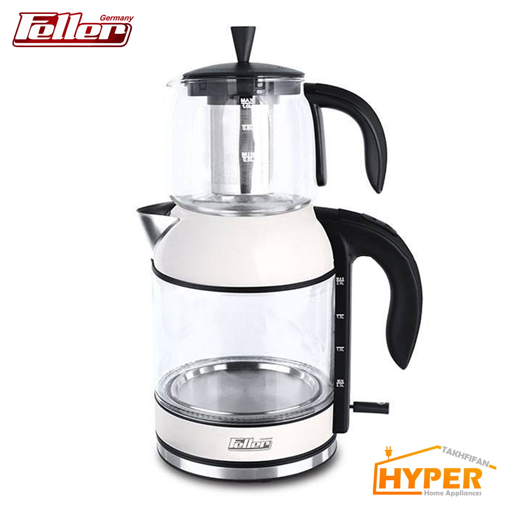 چای ساز فلر TS285 استیل، سبز آبی، صورتی، سفید