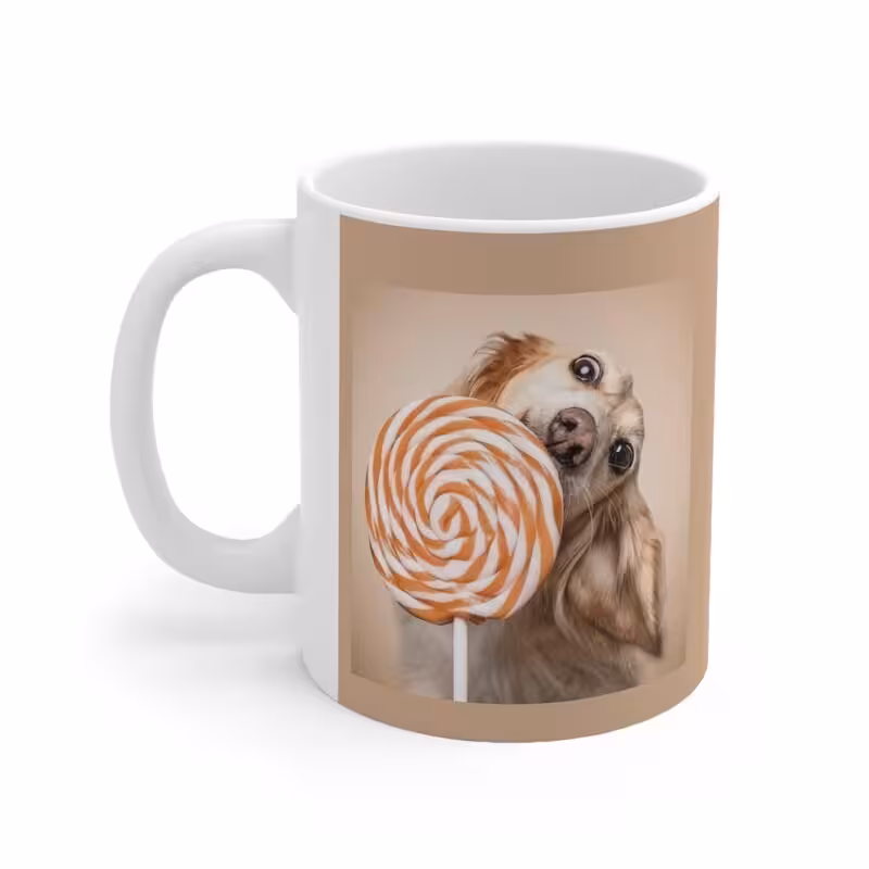 ماگ طرح  سگ Dog مدل NM1239