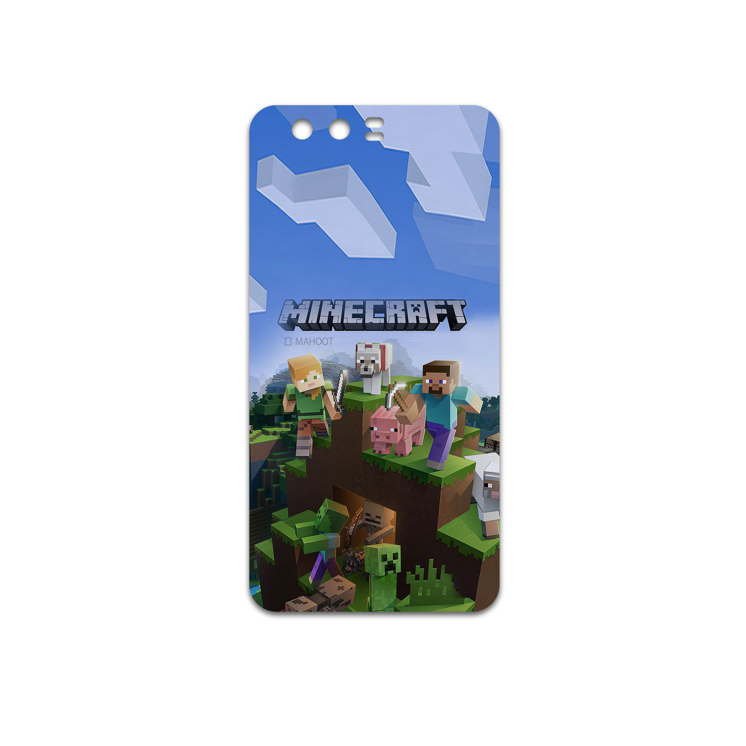 برچسب پوششی ماهوت مدل Minecraft-Game مناسب برای گوشی موبایل آنر 9
