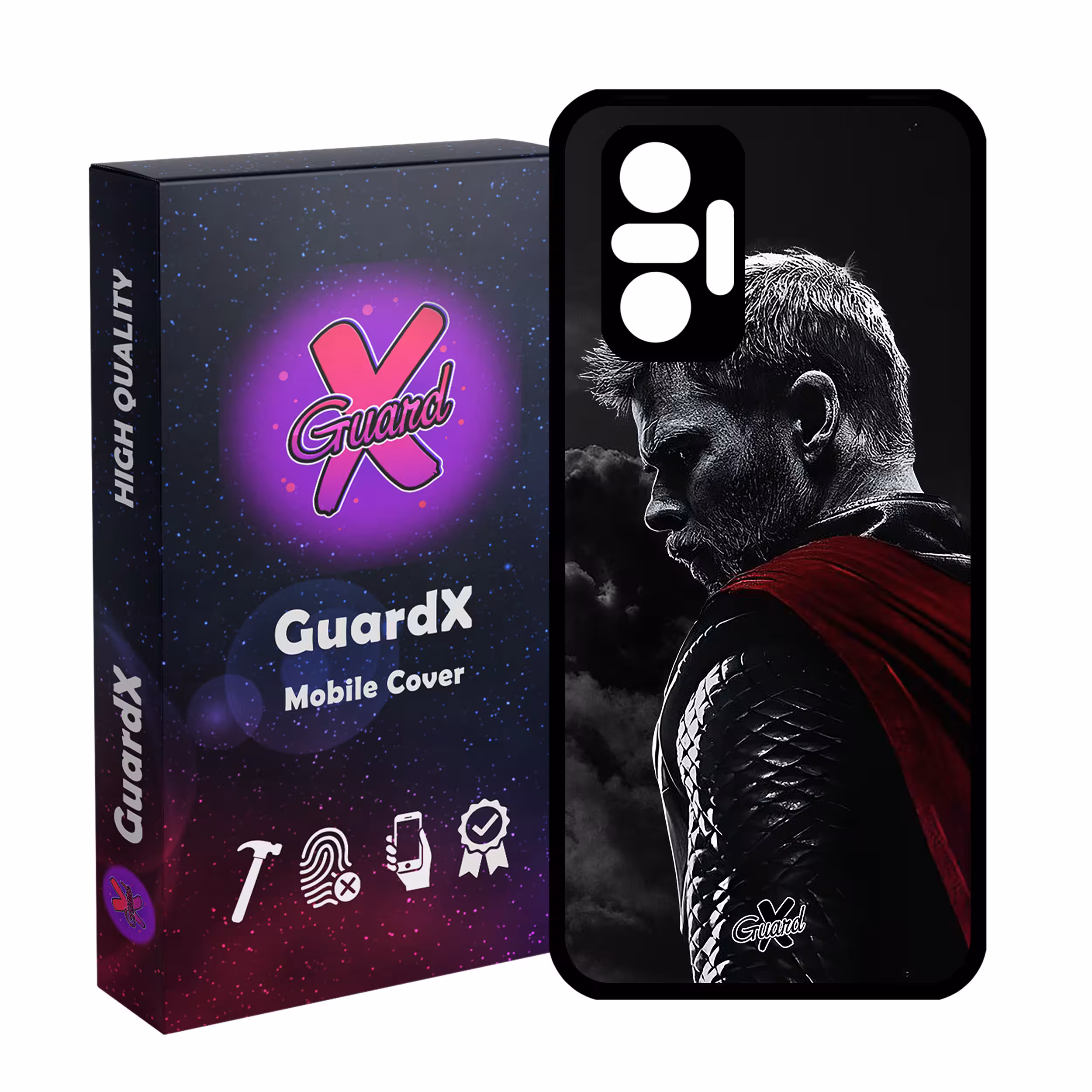 کاور گارد ایکس طرح Thor مدل Glass10417 مناسب برای گوشی موبایل شیائومی Redmi Note 10 Pro/Note 10 Pro Max