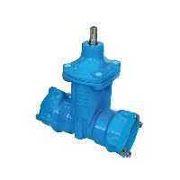 شیر کشویی زبانه لاستیکی مخصوص لوله های pvc (کلمپ دار) میراب