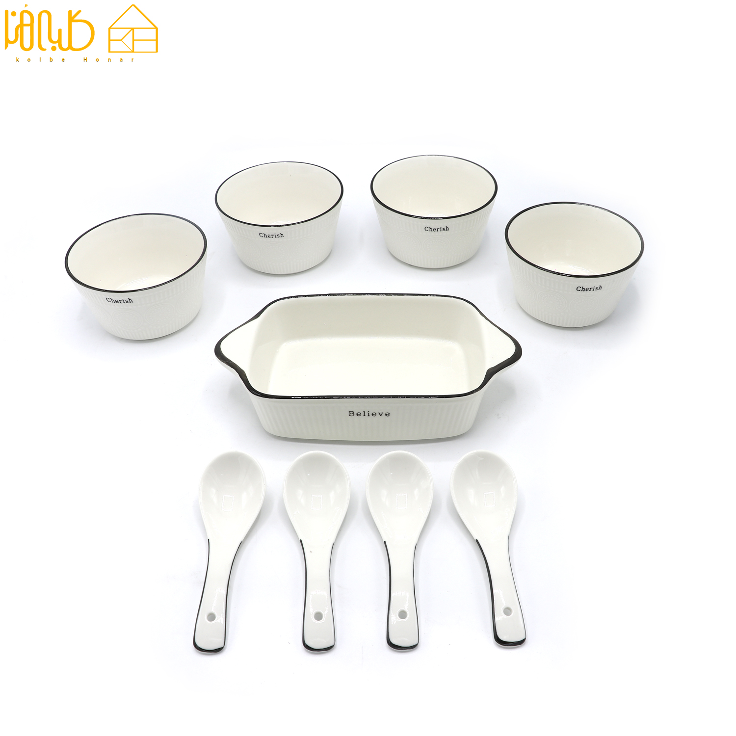 ست تابه و پیاله سرامیکی 189