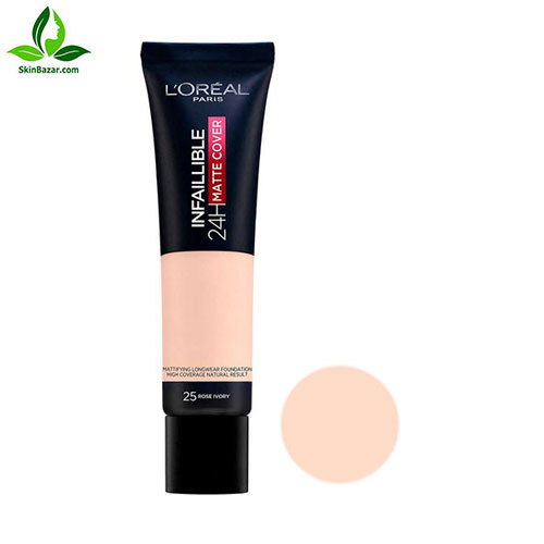 کرم پودر لورآل شماره 25 حجم 30 میلی لیتر کد 507