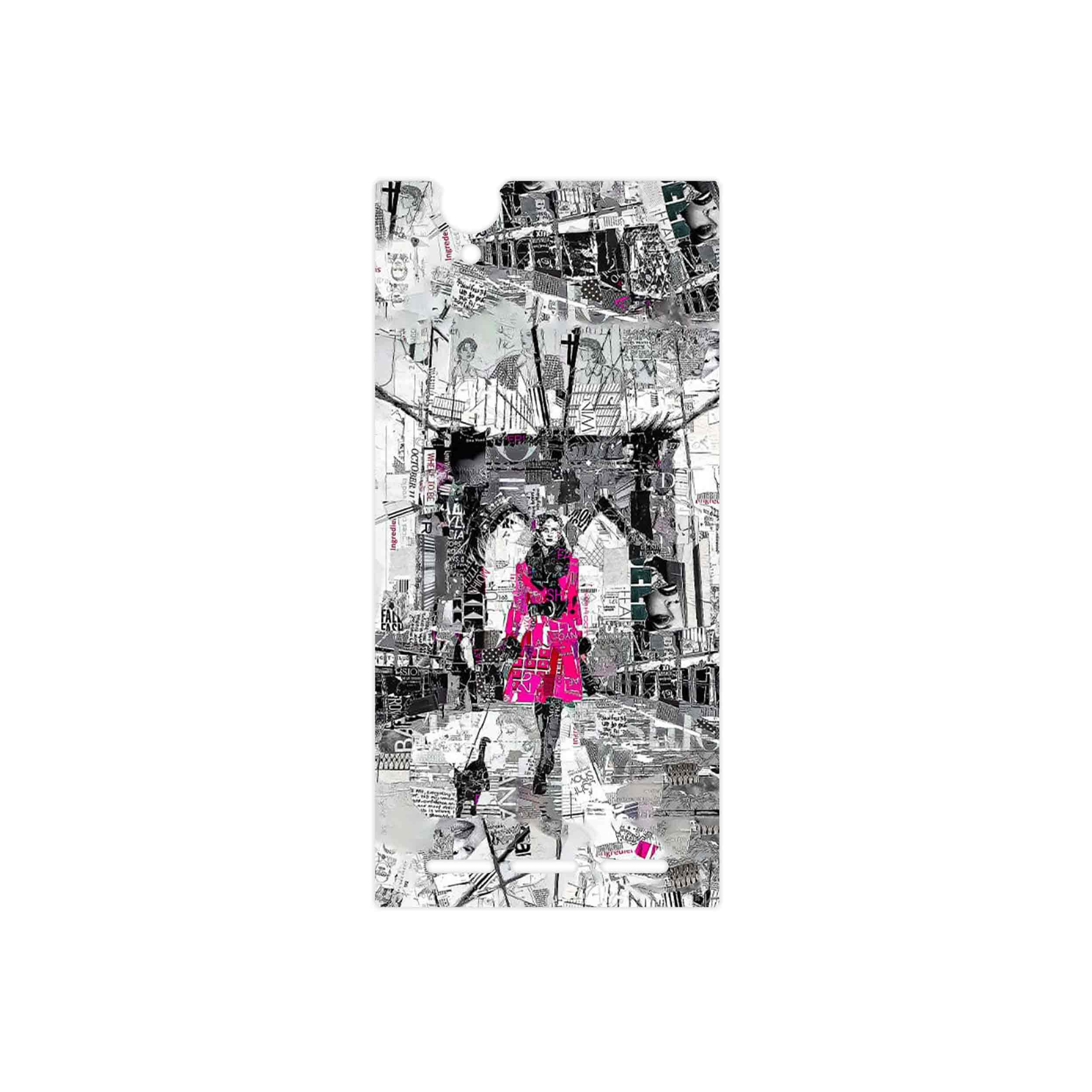 برچسب پوششی ماهوت مدل Collage of Catwalk Bridge مناسب برای گوشی موبایل سونی Xperia T2 Ultra