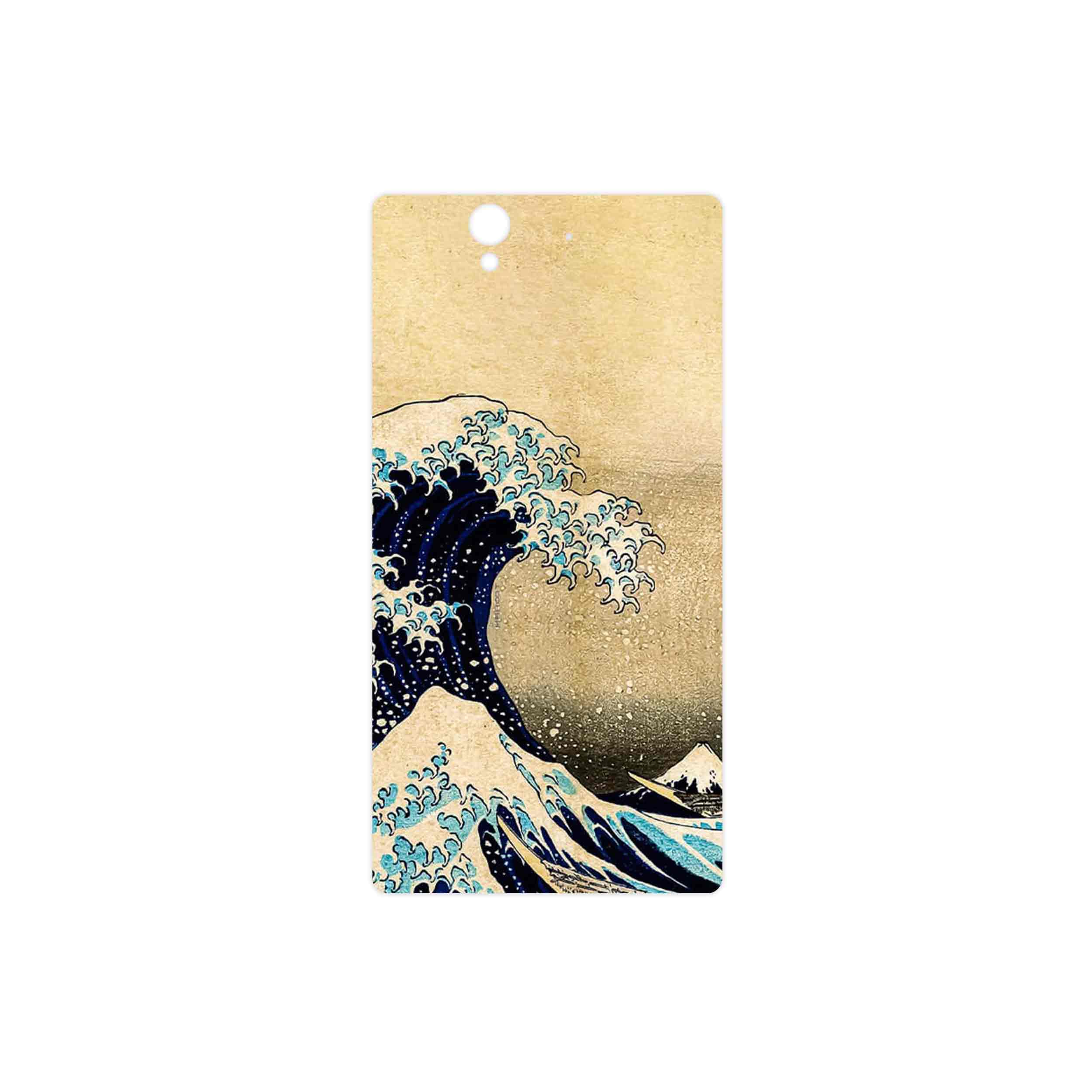 برچسب پوششی ماهوت مدل The Great Wave off Kanagawa of Hokusai مناسب برای گوشی موبایل سونی Xperia X