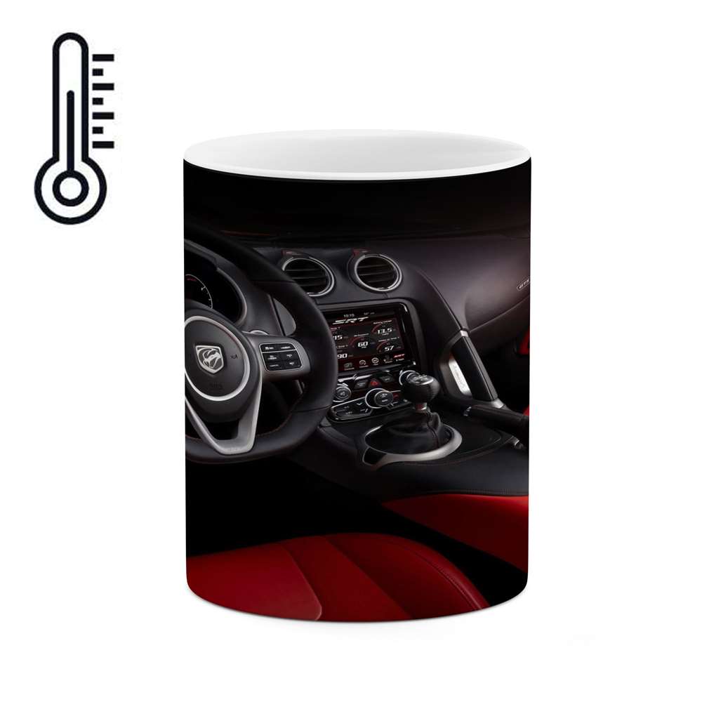 ماگ حرارتی کاکتی طرح ماشین مدل mgh17232