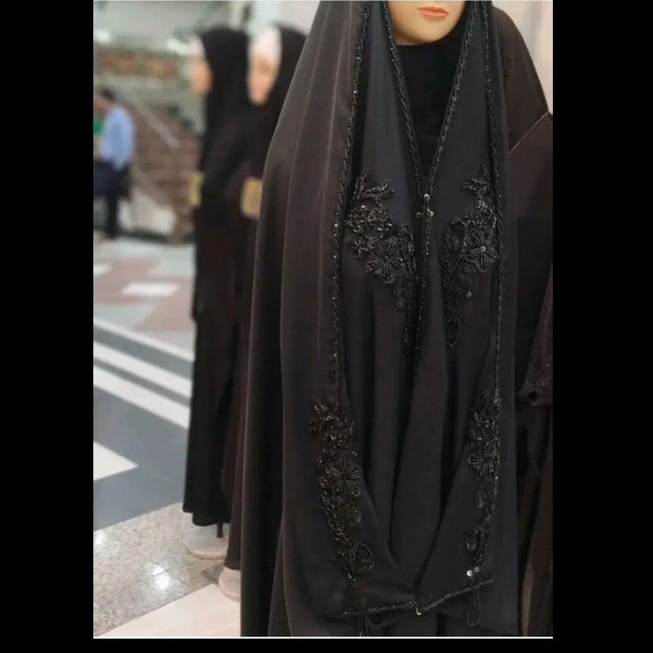 چادر عربی جواهر دوزی پنل دار