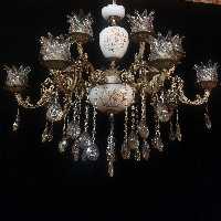 لوستر 14 شعله دوگل درشت