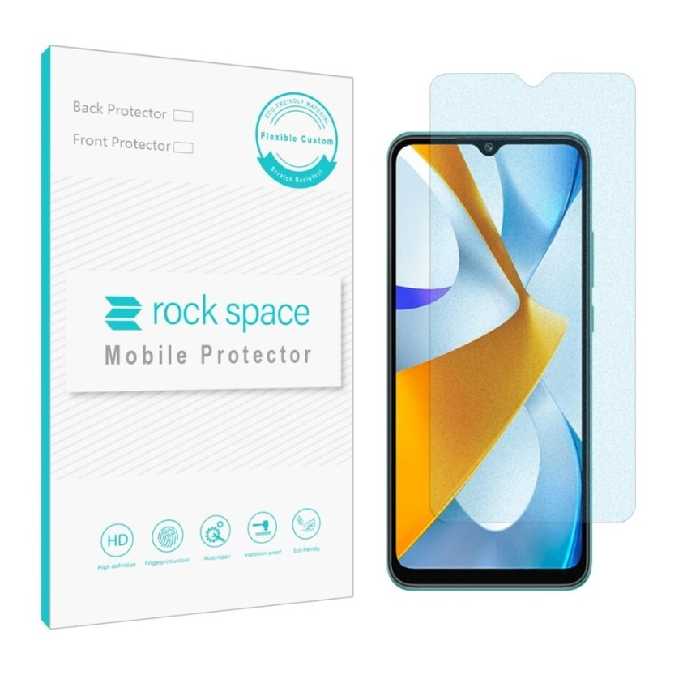  گلس نانو مات بلوکات (ضد اشعه آبی) و ضد ضربه گوشی شیائومی POCO c40 برند راک اسپیس












