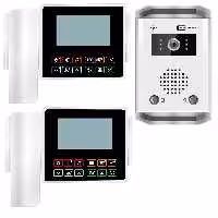 درب بازکن تصویری تک نما مدل C43-2V مجموعه 3 عددی 