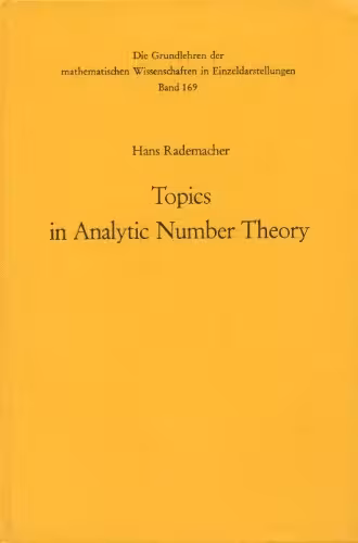 خرید و دانلود نسخه کامل کتاب Topics in Analytic Number Theory