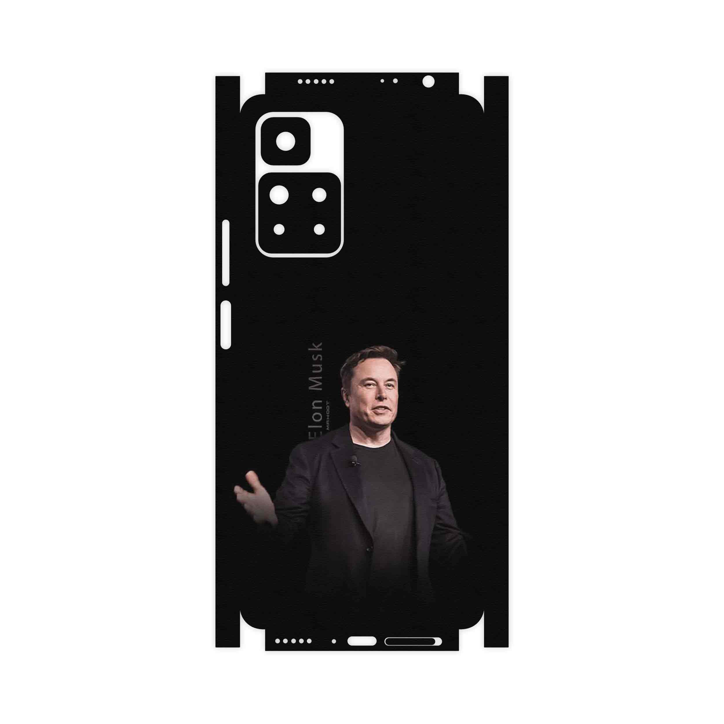 برچسب پوششی ماهوت مدل Elon_Musk-FullSkin مناسب برای گوشی موبایل شیائومی Redmi Note 11 Pro Plus 5G