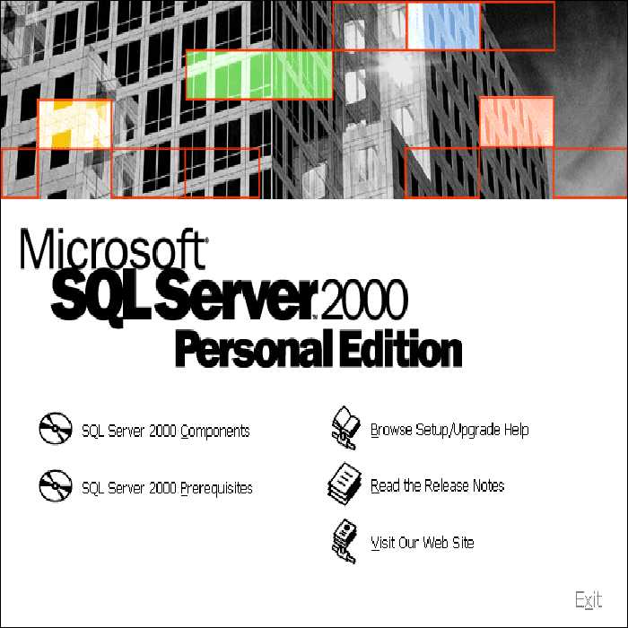 نرم افزار ویندوز SQl server 2000 personal edition