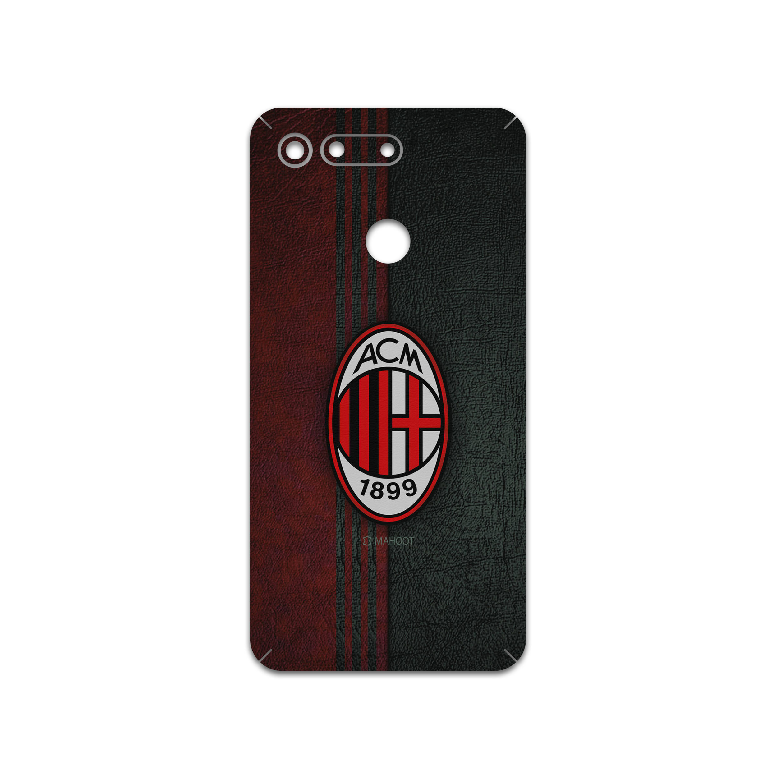 برچسب پوششی ماهوت مدل AC-Milan-FC مناسب برای گوشی موبایل آنر View 20
