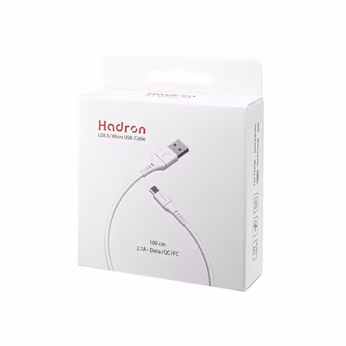 کابل USB به microUSB هادرون مدل HTC-A-U01 طول 1 متر