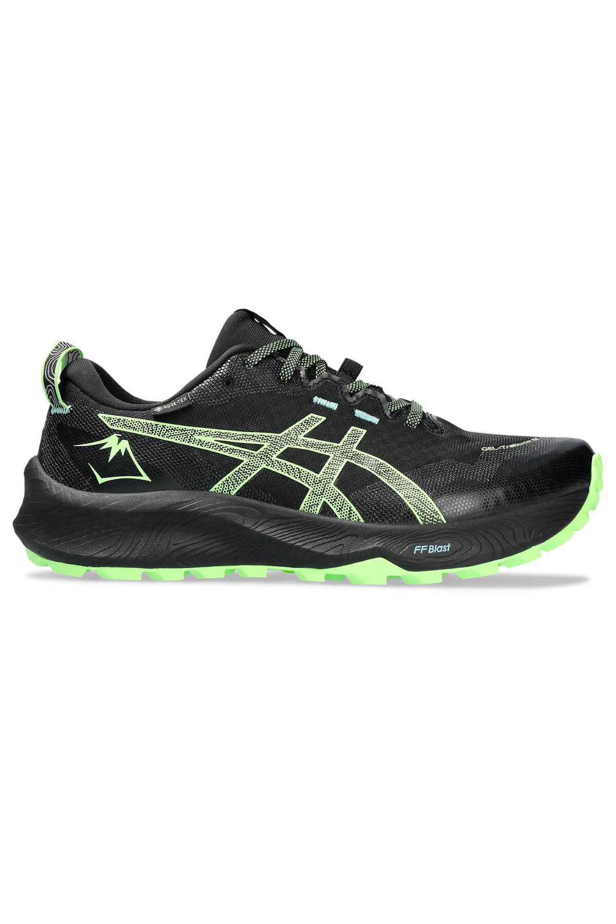 کفش های فضای باز مشکی مردانه سیاه ژل ترابوکو 12 گورتکس Asics