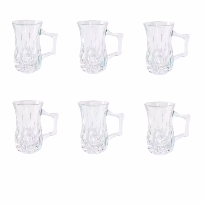 ست استکان چای خوری کد 491 بسته 6 عددی