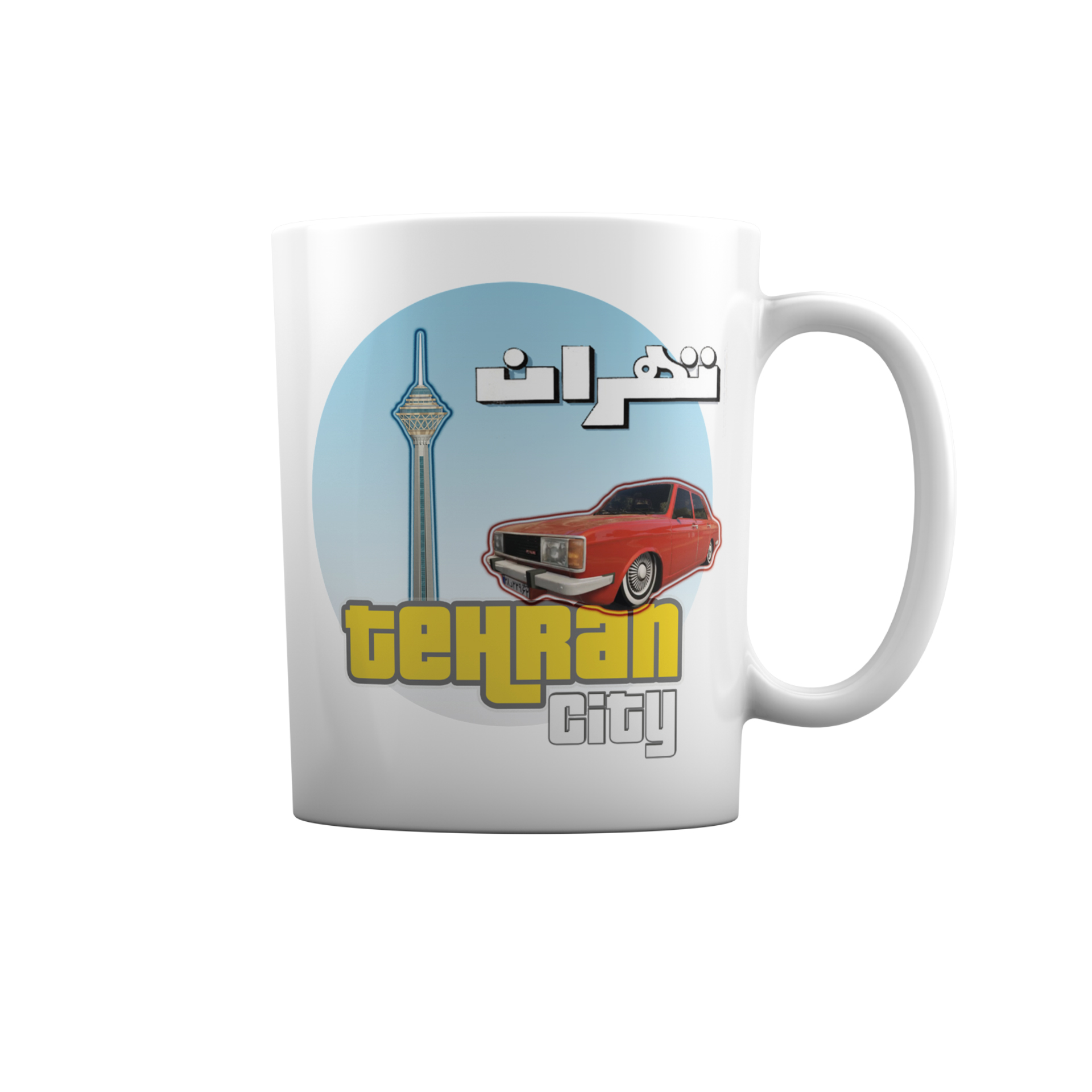 ماگ طرح تهران سیتی