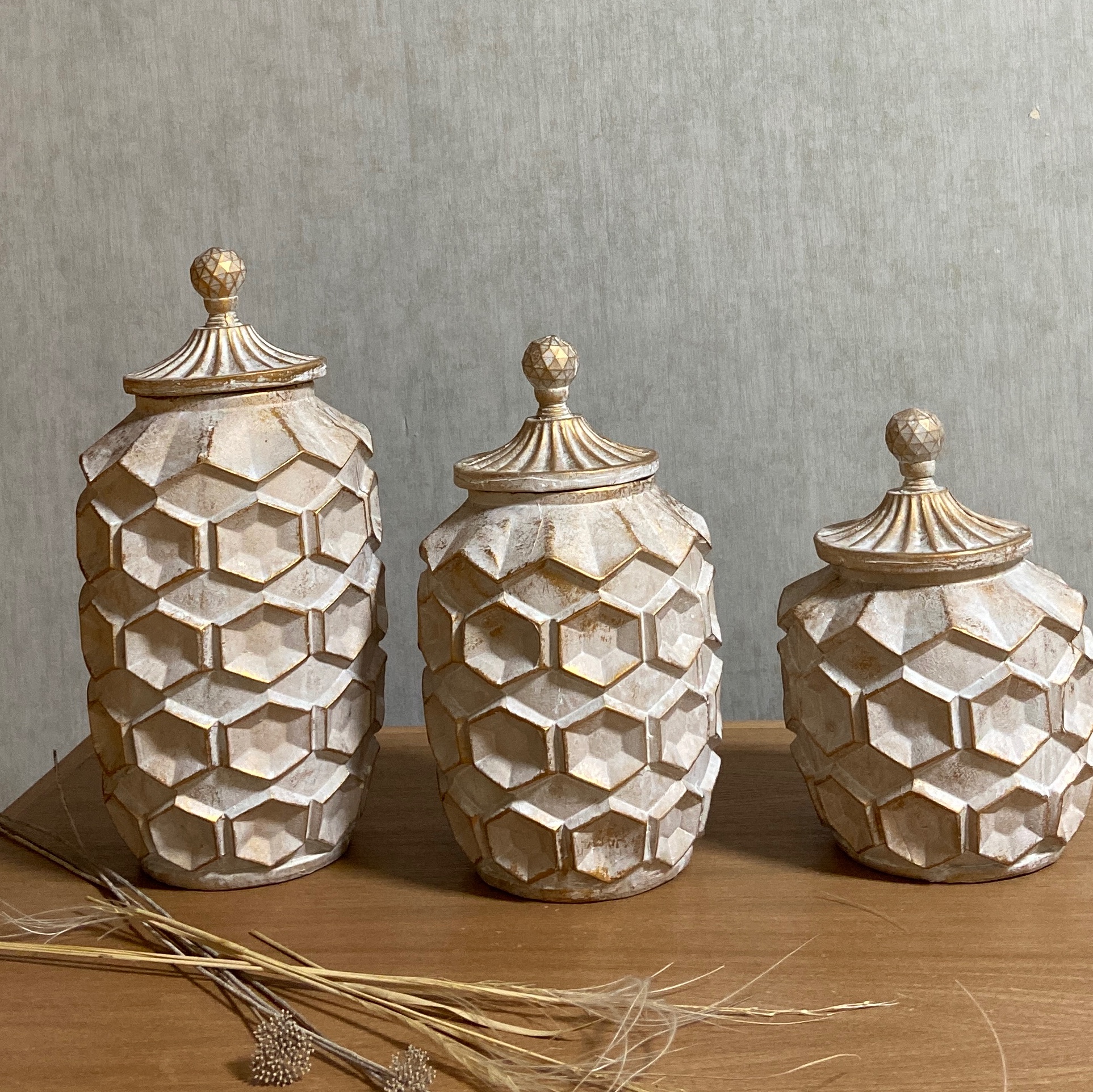 دکوری بانکه سه عددی پلی استر