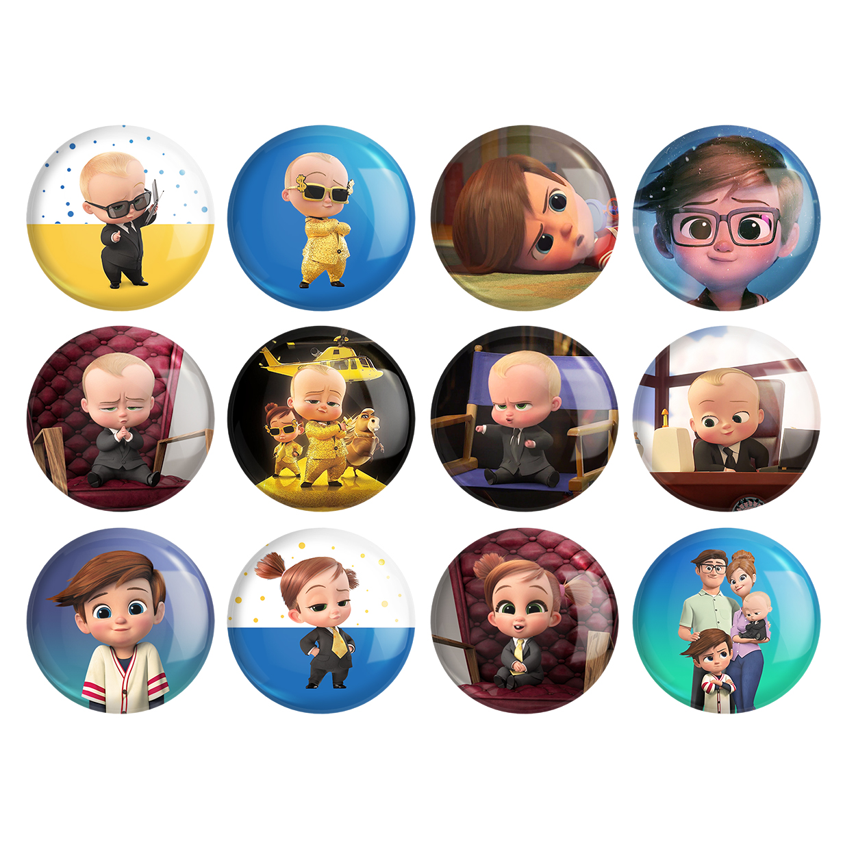 پیکسل خندالو مدل بچه رئیس کد 545 مجموعه 12 عددی 