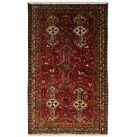 فرش قدیمی  دستبافت چهار و نیم متری کد 102587