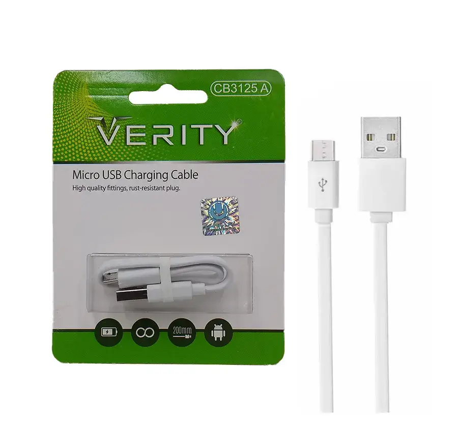 کابل پاوربانک میکرو USB وریتی مدل CB3125A