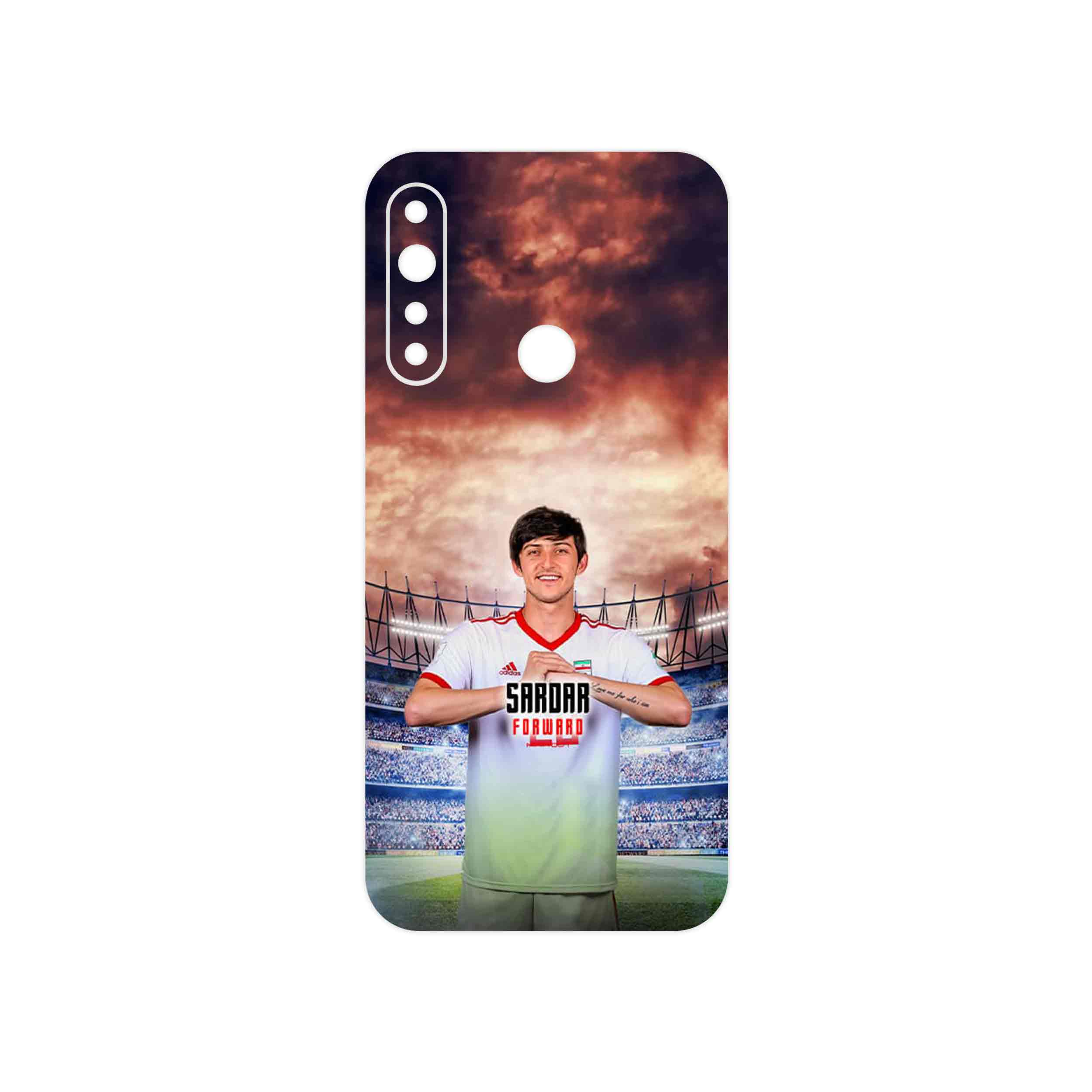برچسب پوششی ماهوت مدل Sardar Azmoun مناسب برای گوشی موبایل جی پلاس P10 Plus