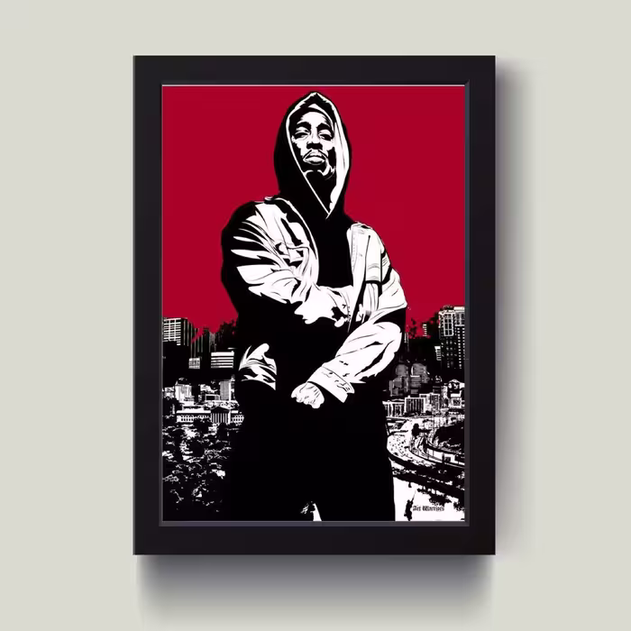 تابلو مدل 2pac کدm50301
