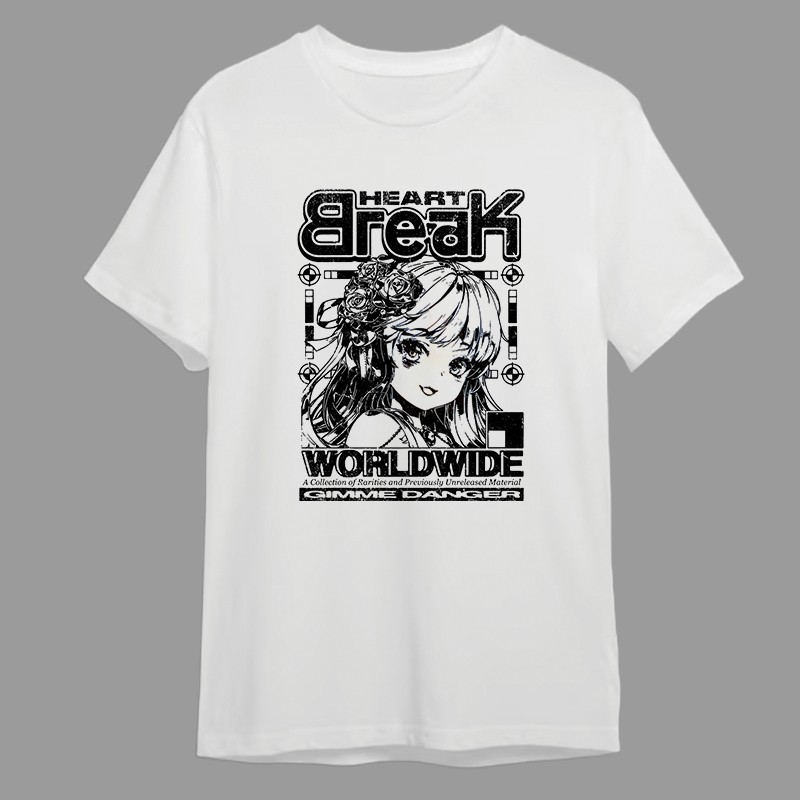 تیشرت طرح دختر انیمه ای (چاپ طرح دلخواه)